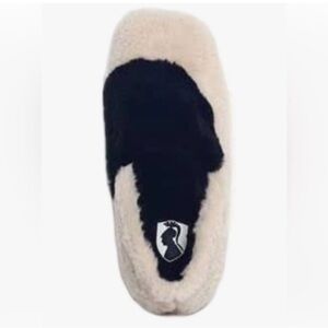 VHNY Color Block Fuzzy Flurry Cozy Slides Warm Slippers for Indoor Outdoor S 37